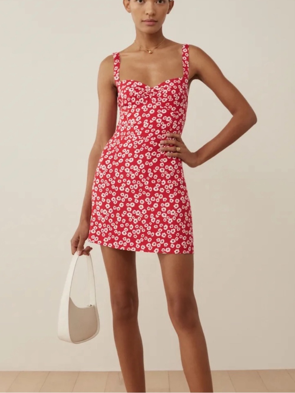 Reformation red Noha Mini Dress